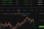 人民币对美元k线图(人民币对美元指数走势图)